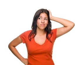 confused woman